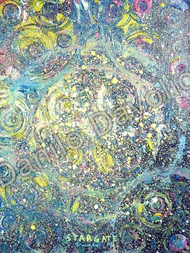 Stargate, 2013, Olio su cartone