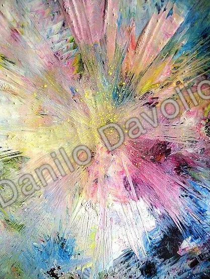 Shoeslace, 2008, Olio su cartone