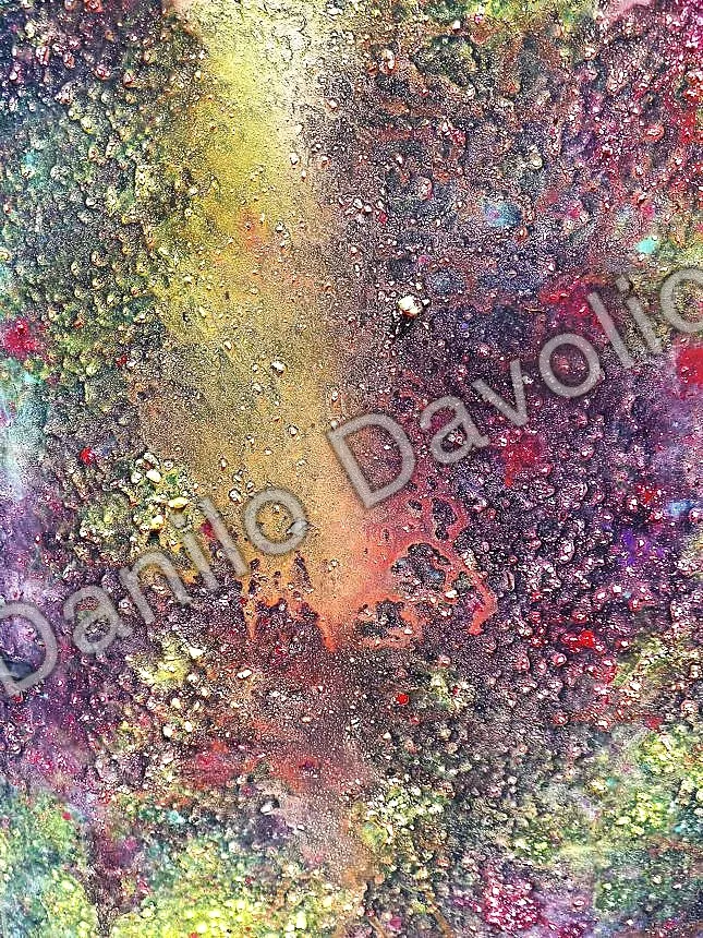 Sunday creation II, 2017, Tempera, acrilico su cartone