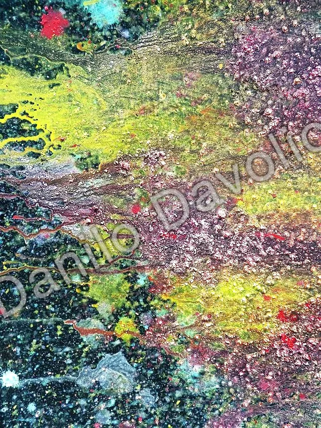 Sunday creation III, 2017, Tempera, acrilico su cartone
