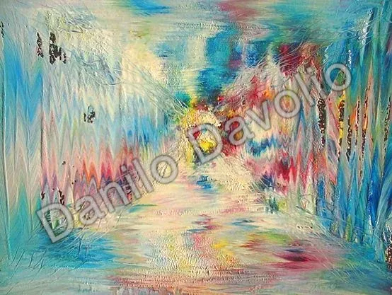 Tantra I, 2008, Olio su cartone