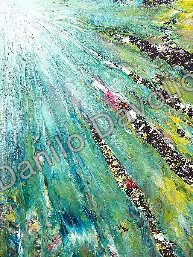 Epiphenomenon time, 2016, Olio su tela cartonata