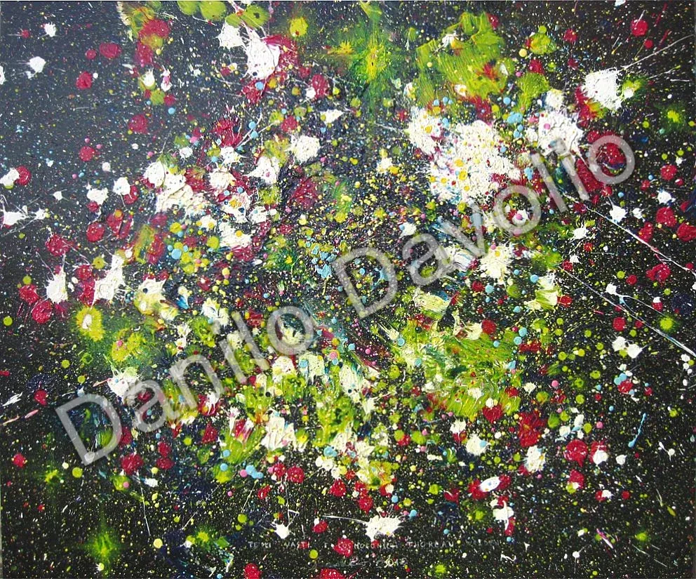 Various cosmogonic themes, 2010, Olio su compensato