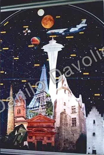 Upwards, 1995, Collage